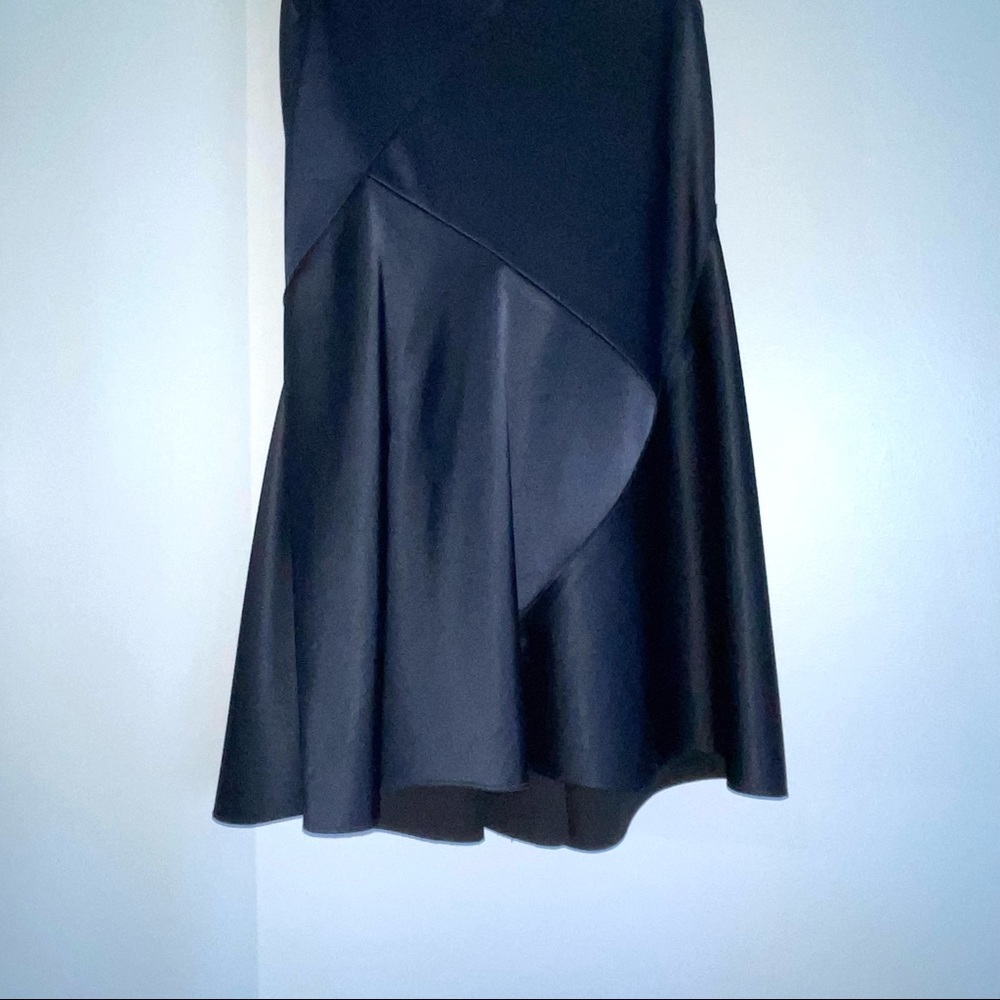 3.1 Phillip Lim Tapestry Dress Navy Blue EUC size 4 Saks Asymmetrical - Picture 6 of 7